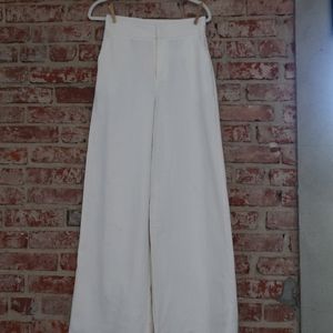 Showpo white wide leg pants size 6